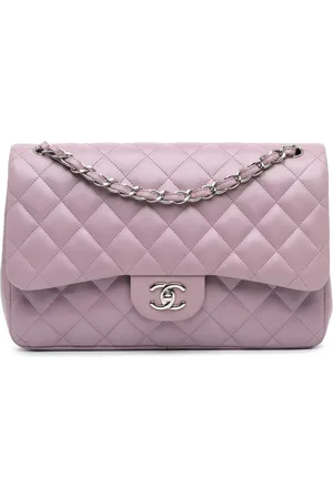CHANEL 2012 Jumbo Classic Lambskin Double Flap shoulder bag