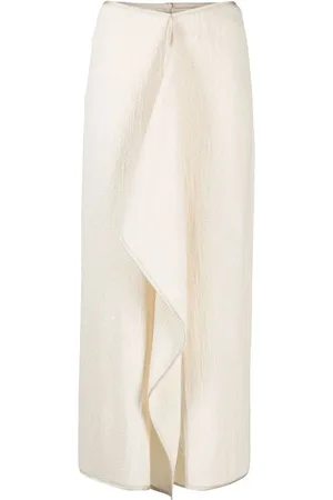 Nanushka Draped midi skirt