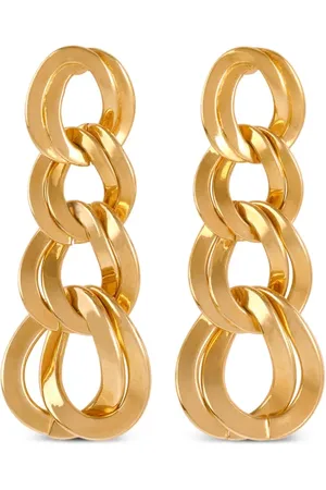 Monet 1980s chain-link drop earrings