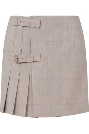 Moschino Checked mini skirt
