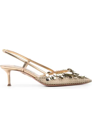 Aquazzura 50mm Can Can pumps