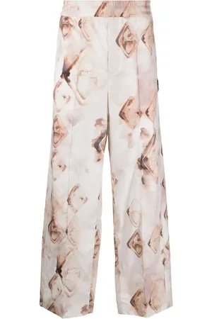 A-cold-wall* Rhombus logo-print cotton trousers