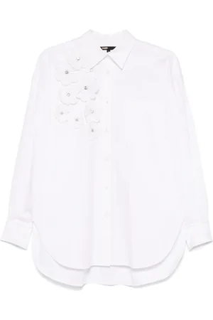 Maje Floral-appliqu?? shirt