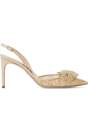 RENE CAOVILLA Floriane 80mm lace pumps