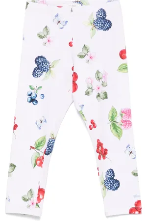 MONNALISA Fruit-print leggings