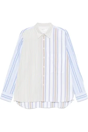 Universal Works Mixed-stripes shirt