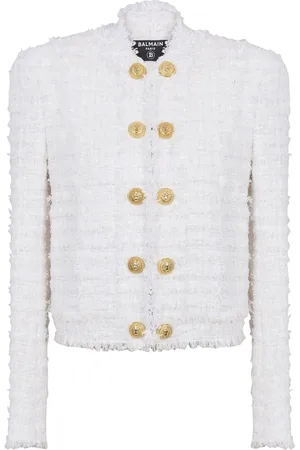 Balmain Buttoned tweed jacket