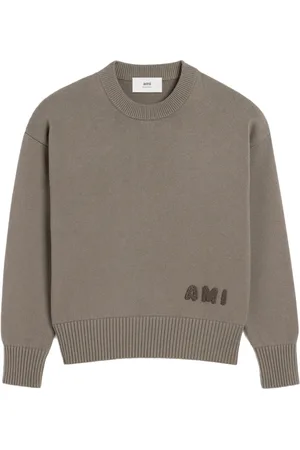 Ami Logo-embroidered jumper