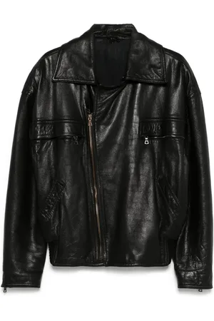 VERSACE 1980s leather jacket