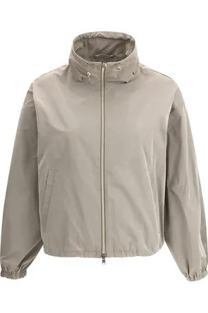 HERNO Drawstring-collar jacket