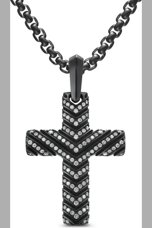 David Yurman Chevron Cross Pendant necklace