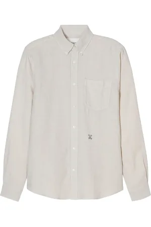 Closed Logo-embroidered button-down shirt