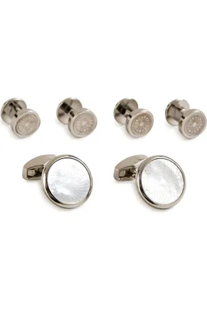 Tateossian Rotondo Guilloche cufflinks