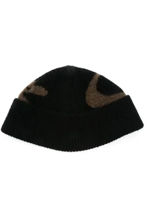Nanushka Intarsia-motif beanie