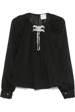 FORTE FORTE Bead-embellished blouse