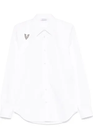 Alexander McQueen Buckle poplin shirt