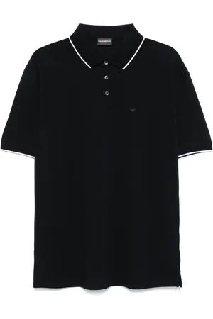 Emporio Armani Stripe-trim polo shirt