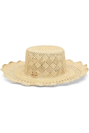 Ruslan Baginskiy Cut out-detail straw hat
