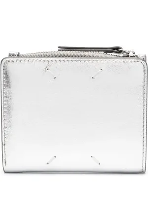 Maison Margiela Four-stitch metallic wallet