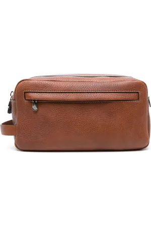Brunello Cucinelli Leather wash bag