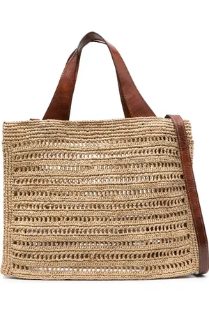 IBELIV Nosy raffia tote bag