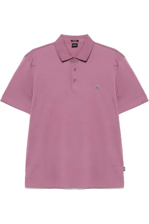 HUGO BOSS Double B-monogram cotton polo shirt