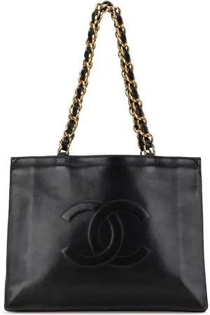 CHANEL 1994-1996 CC Lambskin Chain tote bag