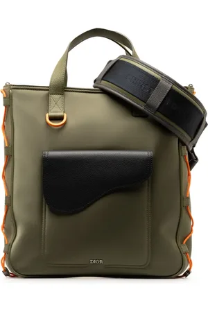 Dior 2021 x Sacai Saddle Tote satchel