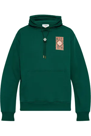 Casablanca Gothic Stacked-logo hoodie