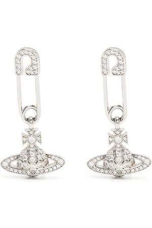 Vivienne Westwood Safety pin detail earrings