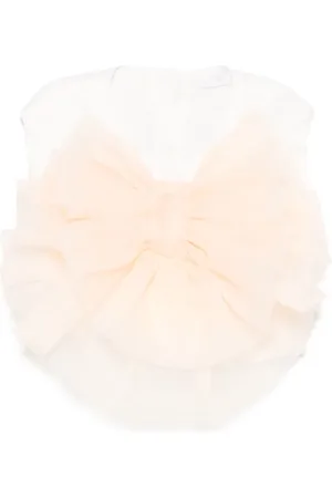 MISS GRANT Bow-embellished top