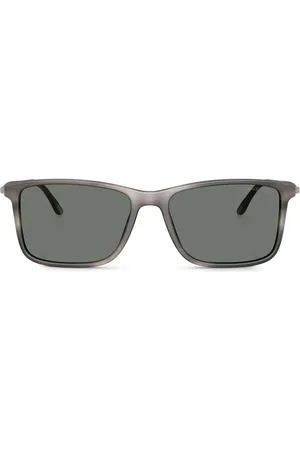 Giorgio Armani Matte striped sunglasses