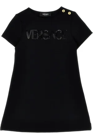 VERSACE Sequin-logo dress