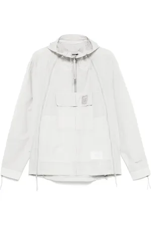 C.P. Company Logo-print pertex jacket