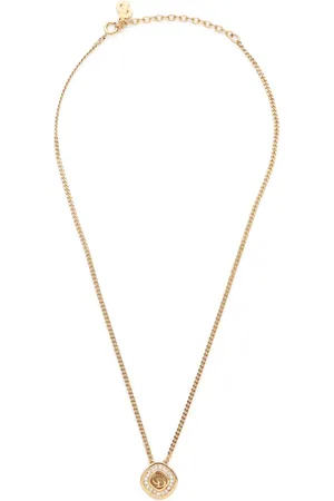 Dior 1990s-2000s CD-pendant necklace
