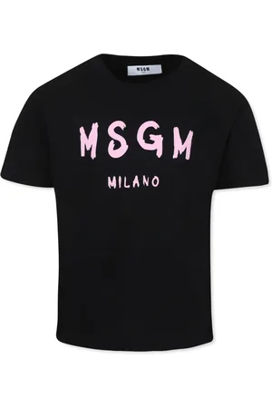 Msgm Logo-print cotton t-shirt