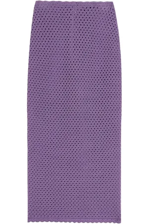 Dolce & Gabbana Crochet-knit midi skirt