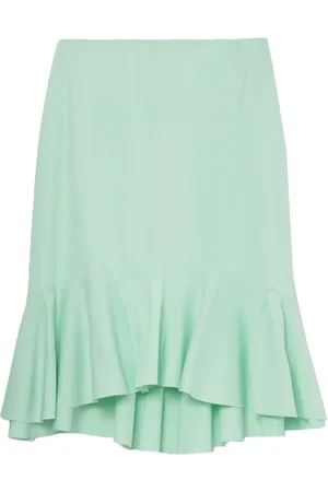 We11 Done Ruffle-detailing asymmetric skirt