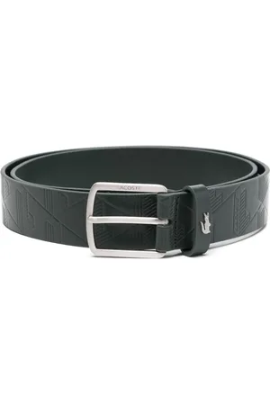 Lacoste Monogram leather belt