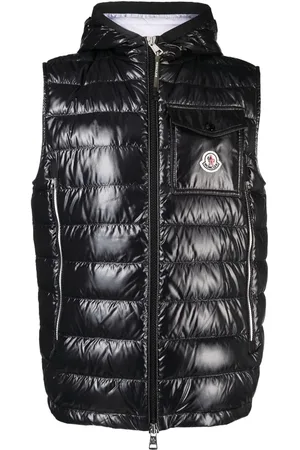 Moncler Logo-patch padded down gilet