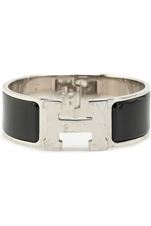 Hermès 20th Century Wide Enamel Clic Clac H Bracelet GM costume bracelet