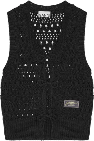 Ganni Open-knit cardigan