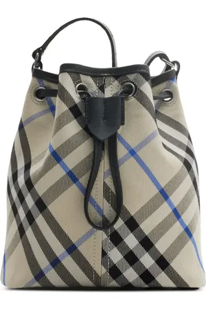Burberry Mini checked bucket bag