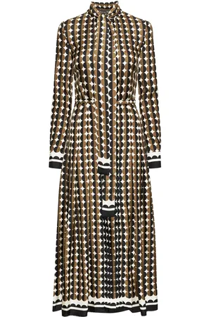 Oscar de la Renta Geometric pattern shirt dress