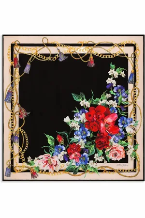 Dolce & Gabbana Floral-print scarf