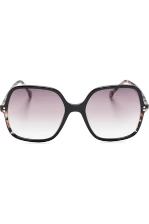 Carolina Herrera Tortoiseshell square-frame sunglasses