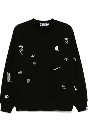 A Bathing Ape All-over logo print sweater