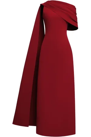 CHATS BY C.DAM Cape-sleeve dress