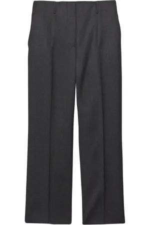 Prada Gabardine-weave trousers