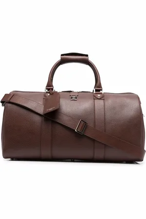 ASPINAL OF LONDON Boston pebbled large holdall bag